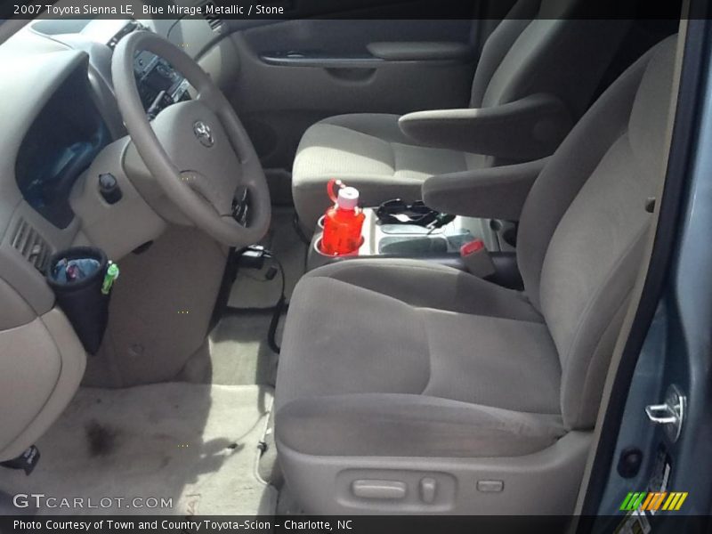 Blue Mirage Metallic / Stone 2007 Toyota Sienna LE