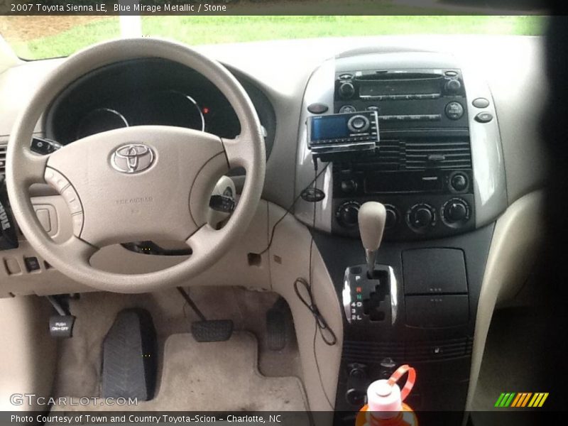 Blue Mirage Metallic / Stone 2007 Toyota Sienna LE