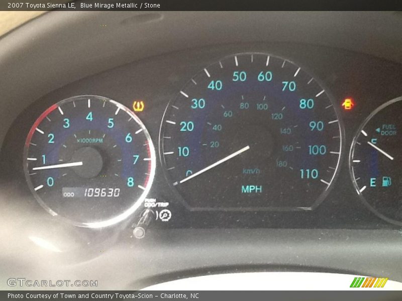 Blue Mirage Metallic / Stone 2007 Toyota Sienna LE
