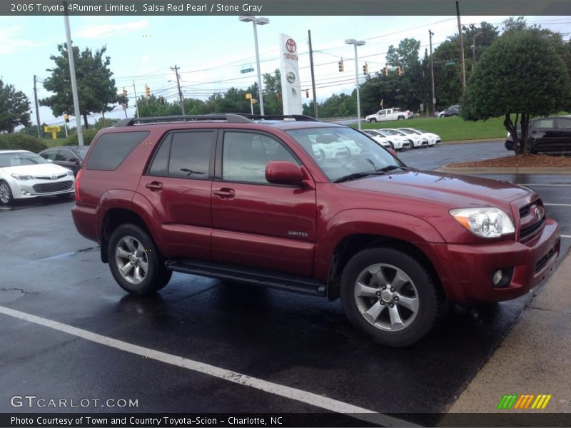 Salsa Red Pearl / Stone Gray 2006 Toyota 4Runner Limited