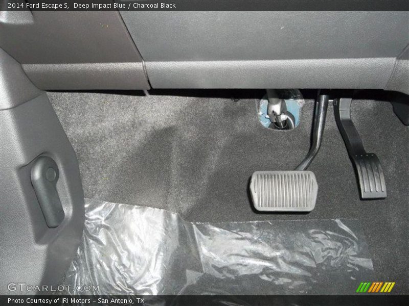 Deep Impact Blue / Charcoal Black 2014 Ford Escape S