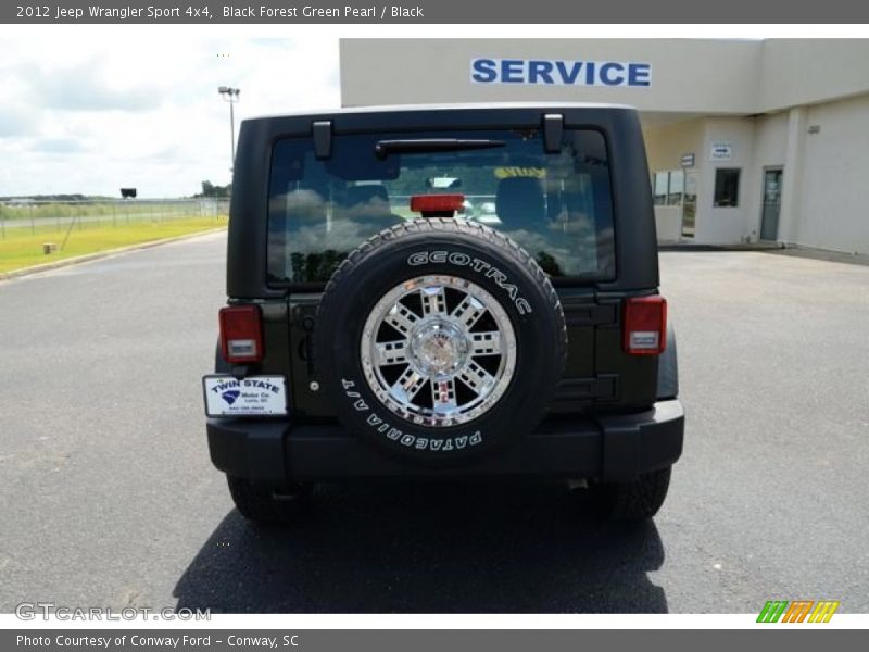 Black Forest Green Pearl / Black 2012 Jeep Wrangler Sport 4x4