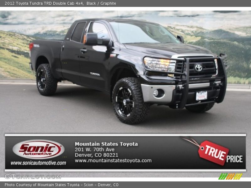Black / Graphite 2012 Toyota Tundra TRD Double Cab 4x4