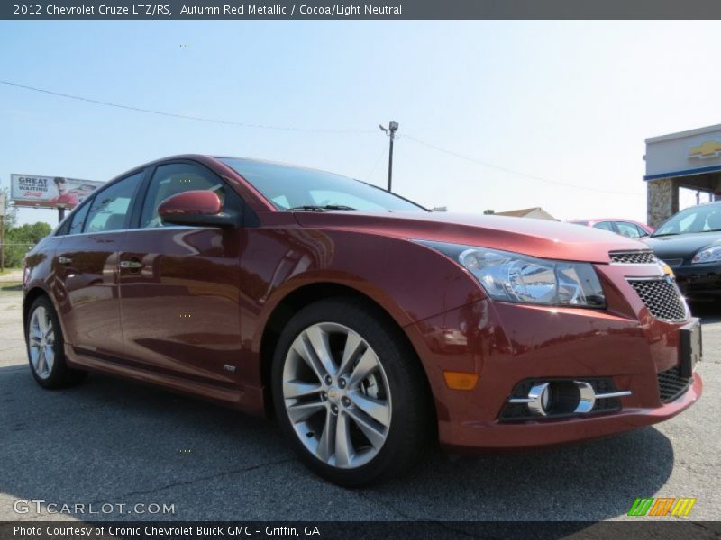 Autumn Red Metallic / Cocoa/Light Neutral 2012 Chevrolet Cruze LTZ/RS