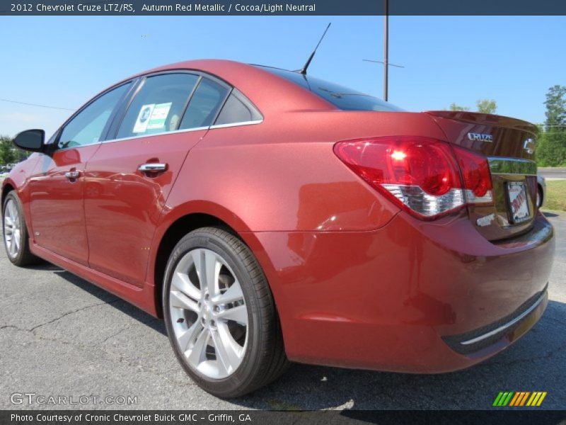 Autumn Red Metallic / Cocoa/Light Neutral 2012 Chevrolet Cruze LTZ/RS