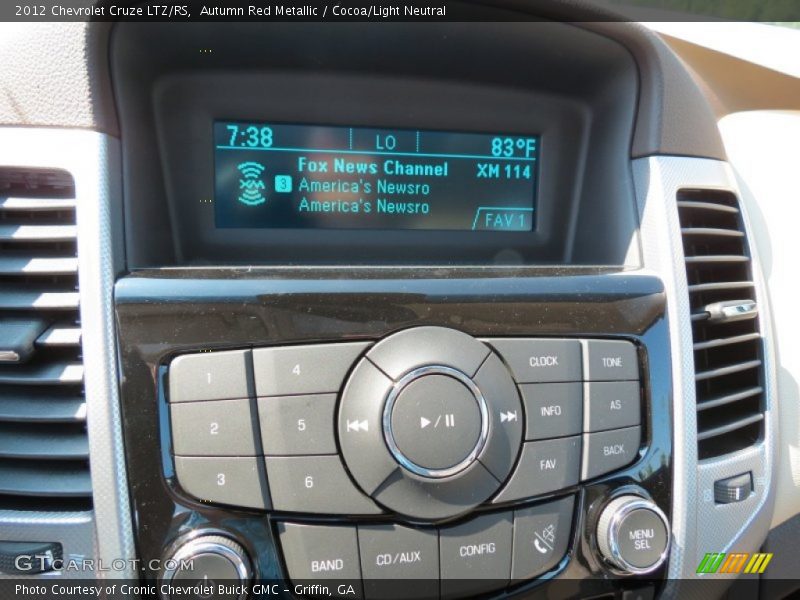 Audio System of 2012 Cruze LTZ/RS