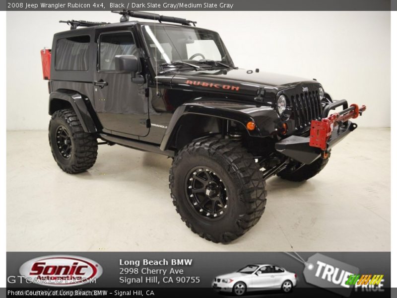Black / Dark Slate Gray/Medium Slate Gray 2008 Jeep Wrangler Rubicon 4x4