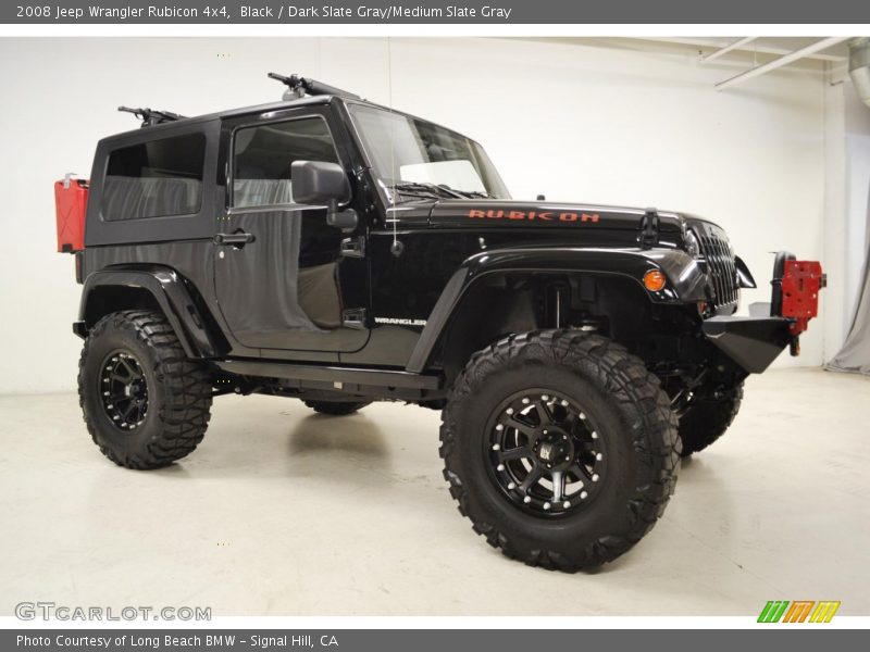 Black / Dark Slate Gray/Medium Slate Gray 2008 Jeep Wrangler Rubicon 4x4