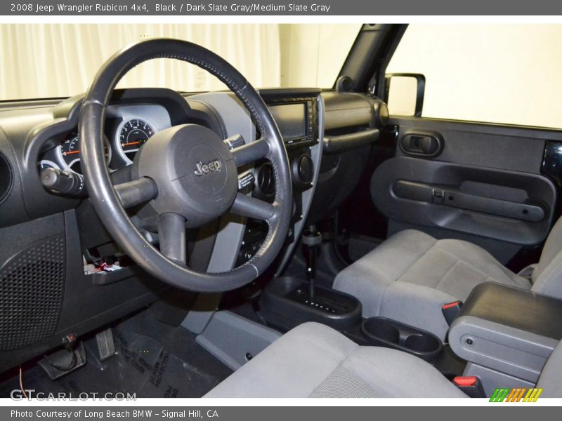 Black / Dark Slate Gray/Medium Slate Gray 2008 Jeep Wrangler Rubicon 4x4