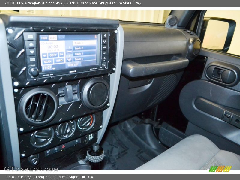 Black / Dark Slate Gray/Medium Slate Gray 2008 Jeep Wrangler Rubicon 4x4