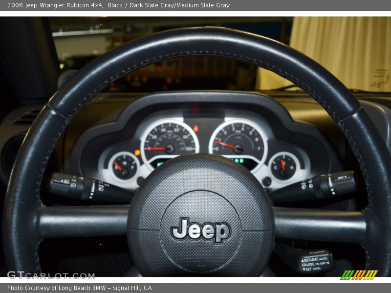 Black / Dark Slate Gray/Medium Slate Gray 2008 Jeep Wrangler Rubicon 4x4