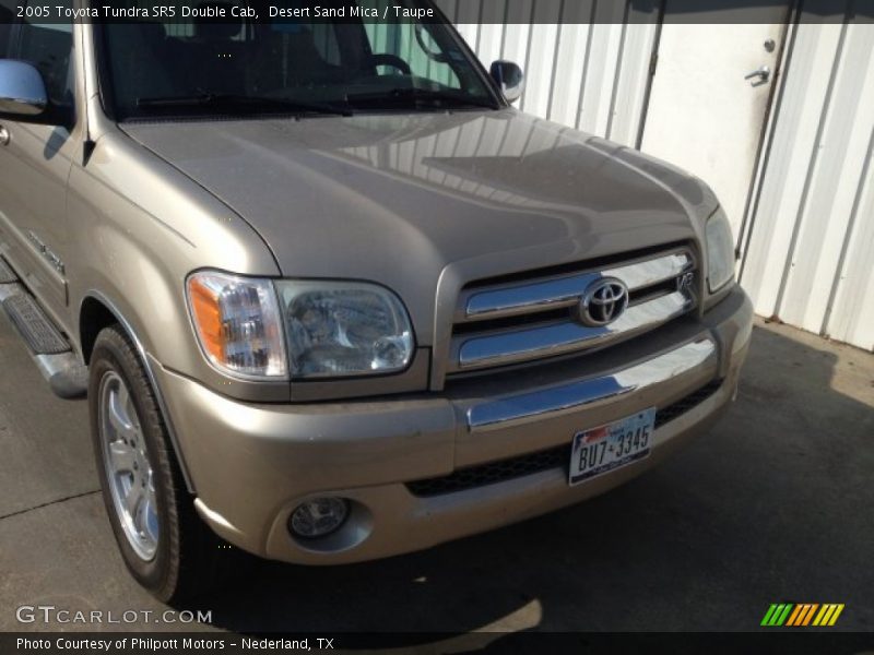 Desert Sand Mica / Taupe 2005 Toyota Tundra SR5 Double Cab
