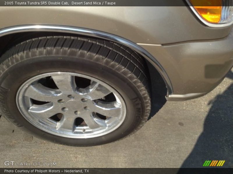 Desert Sand Mica / Taupe 2005 Toyota Tundra SR5 Double Cab