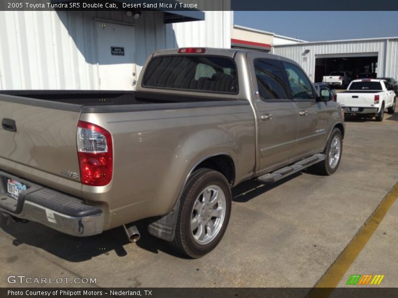 Desert Sand Mica / Taupe 2005 Toyota Tundra SR5 Double Cab