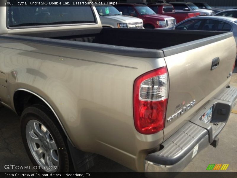 Desert Sand Mica / Taupe 2005 Toyota Tundra SR5 Double Cab