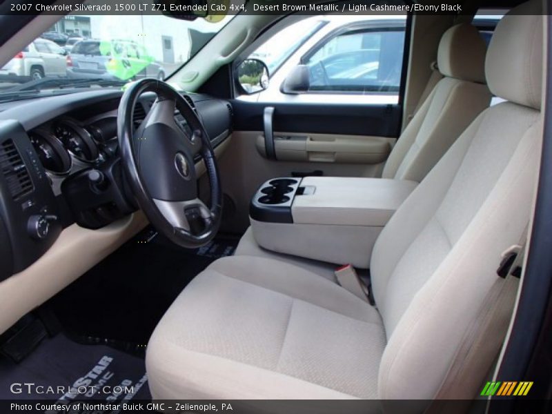 Desert Brown Metallic / Light Cashmere/Ebony Black 2007 Chevrolet Silverado 1500 LT Z71 Extended Cab 4x4