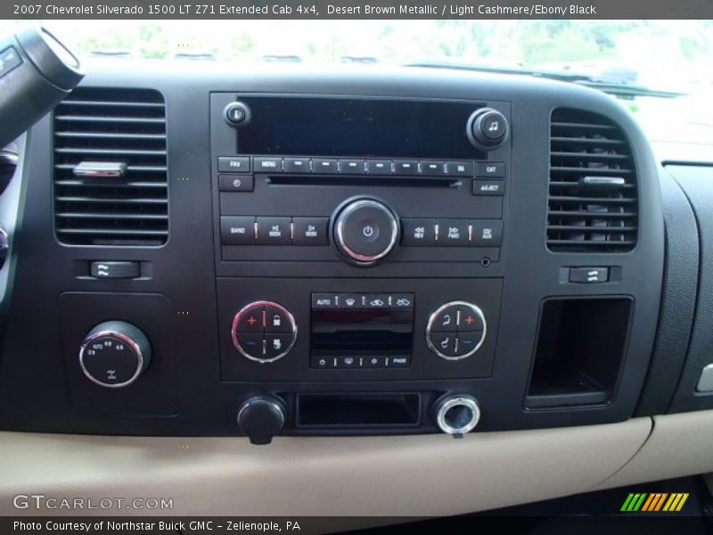 Desert Brown Metallic / Light Cashmere/Ebony Black 2007 Chevrolet Silverado 1500 LT Z71 Extended Cab 4x4