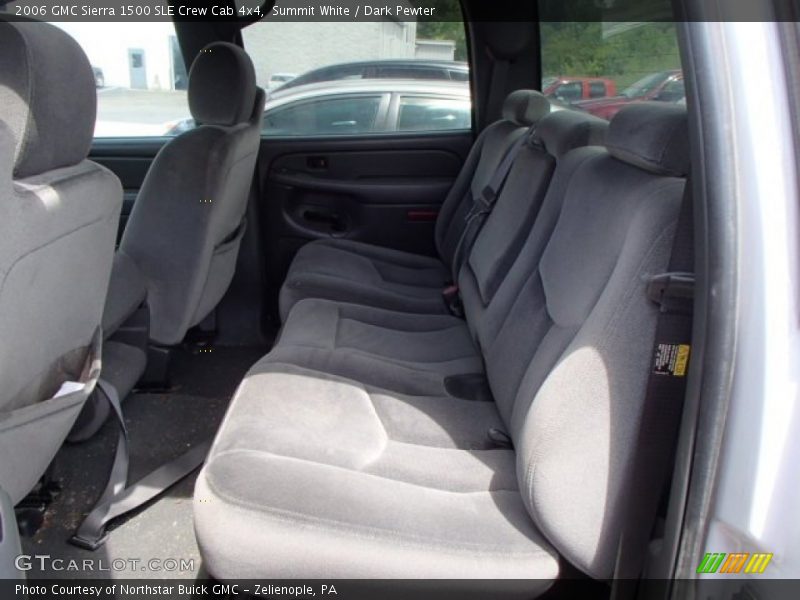Summit White / Dark Pewter 2006 GMC Sierra 1500 SLE Crew Cab 4x4