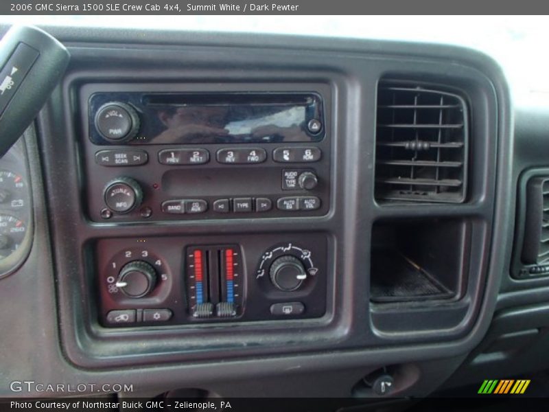 Summit White / Dark Pewter 2006 GMC Sierra 1500 SLE Crew Cab 4x4