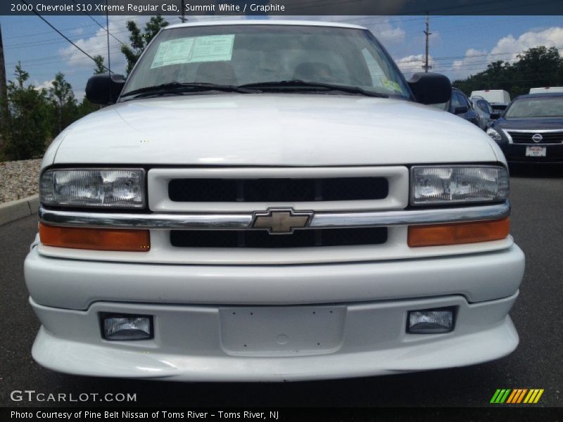 Summit White / Graphite 2000 Chevrolet S10 Xtreme Regular Cab