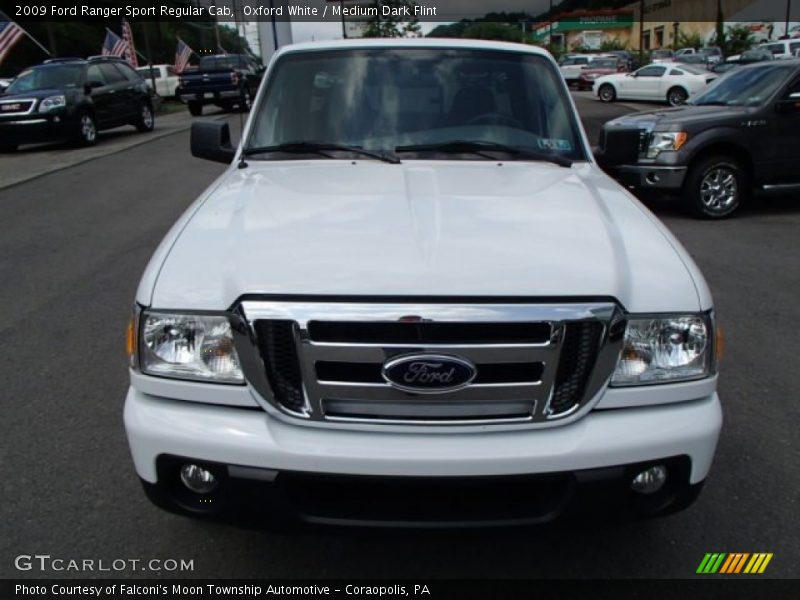 Oxford White / Medium Dark Flint 2009 Ford Ranger Sport Regular Cab