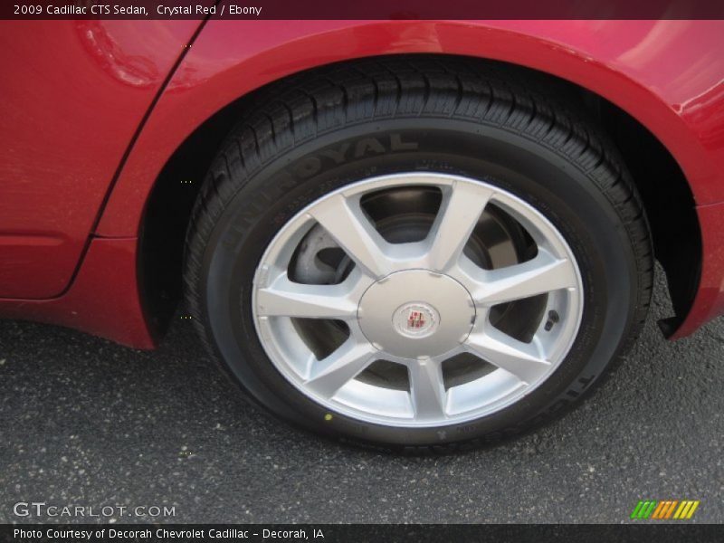 Crystal Red / Ebony 2009 Cadillac CTS Sedan