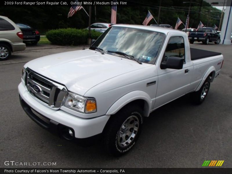 Oxford White / Medium Dark Flint 2009 Ford Ranger Sport Regular Cab