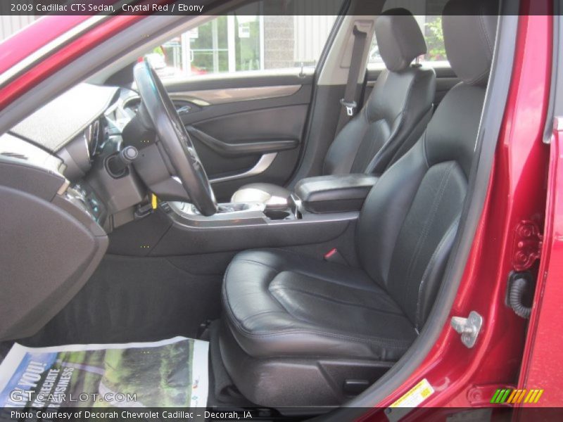 Crystal Red / Ebony 2009 Cadillac CTS Sedan