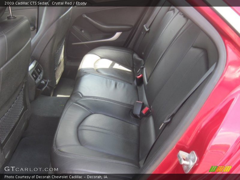 Crystal Red / Ebony 2009 Cadillac CTS Sedan