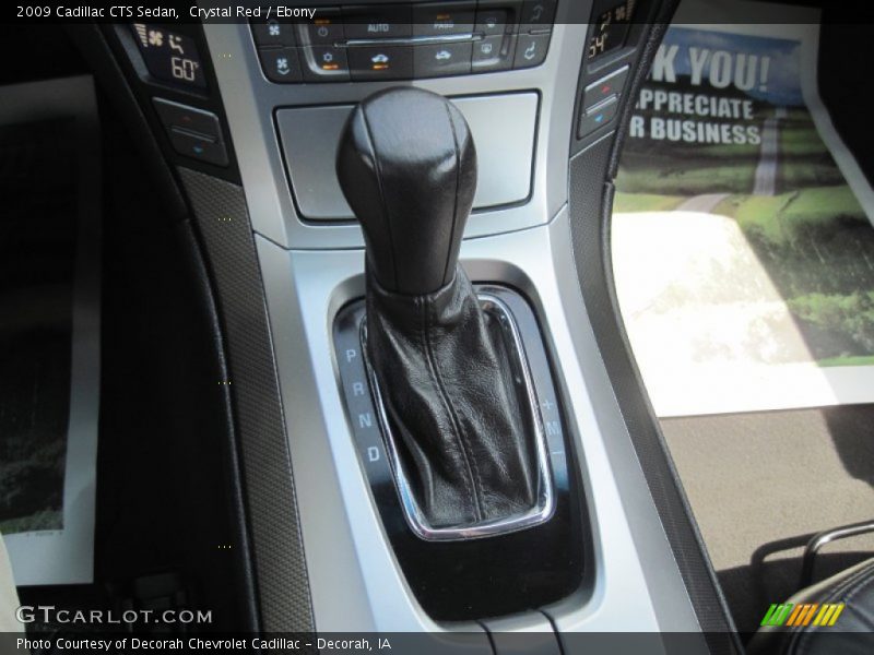 Crystal Red / Ebony 2009 Cadillac CTS Sedan