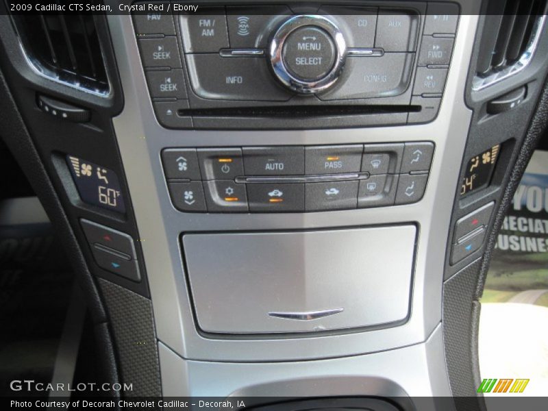 Crystal Red / Ebony 2009 Cadillac CTS Sedan