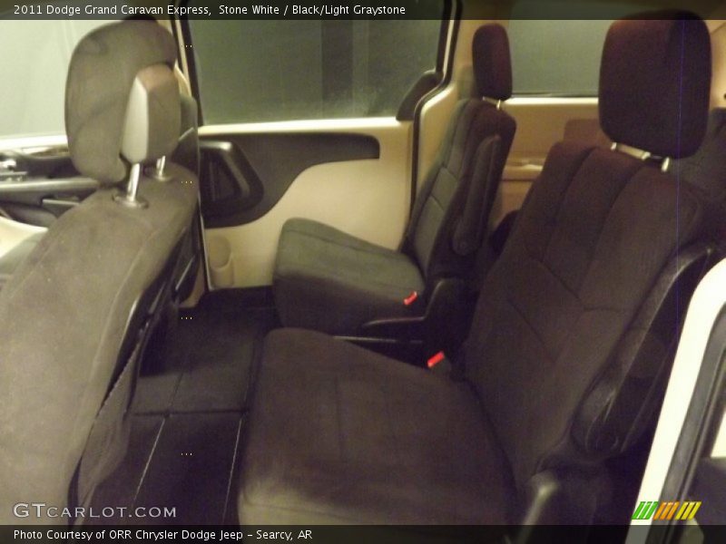 Stone White / Black/Light Graystone 2011 Dodge Grand Caravan Express