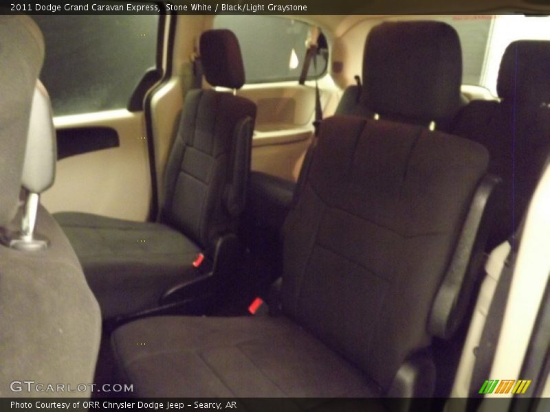 Stone White / Black/Light Graystone 2011 Dodge Grand Caravan Express
