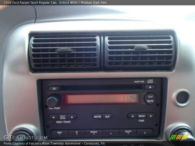 Oxford White / Medium Dark Flint 2009 Ford Ranger Sport Regular Cab
