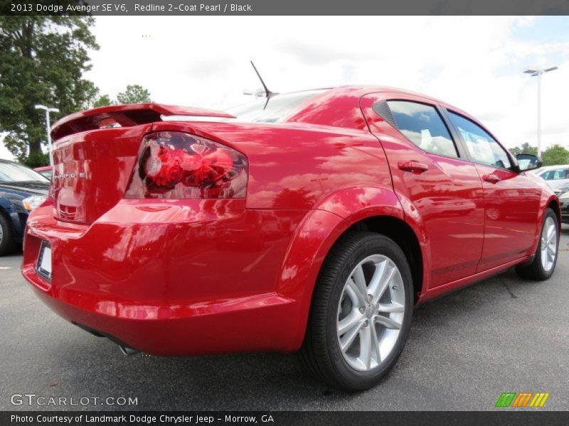Redline 2-Coat Pearl / Black 2013 Dodge Avenger SE V6
