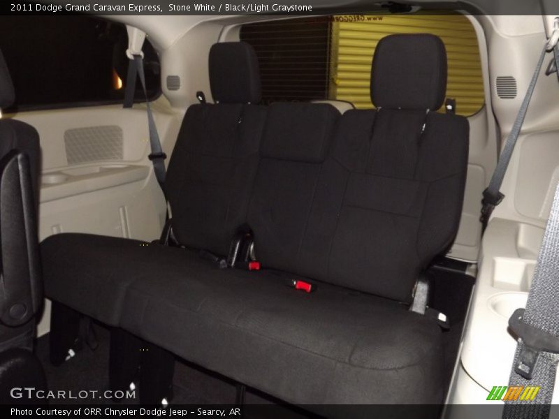 Stone White / Black/Light Graystone 2011 Dodge Grand Caravan Express