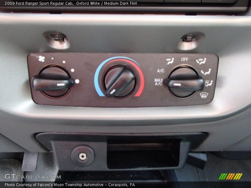 Oxford White / Medium Dark Flint 2009 Ford Ranger Sport Regular Cab