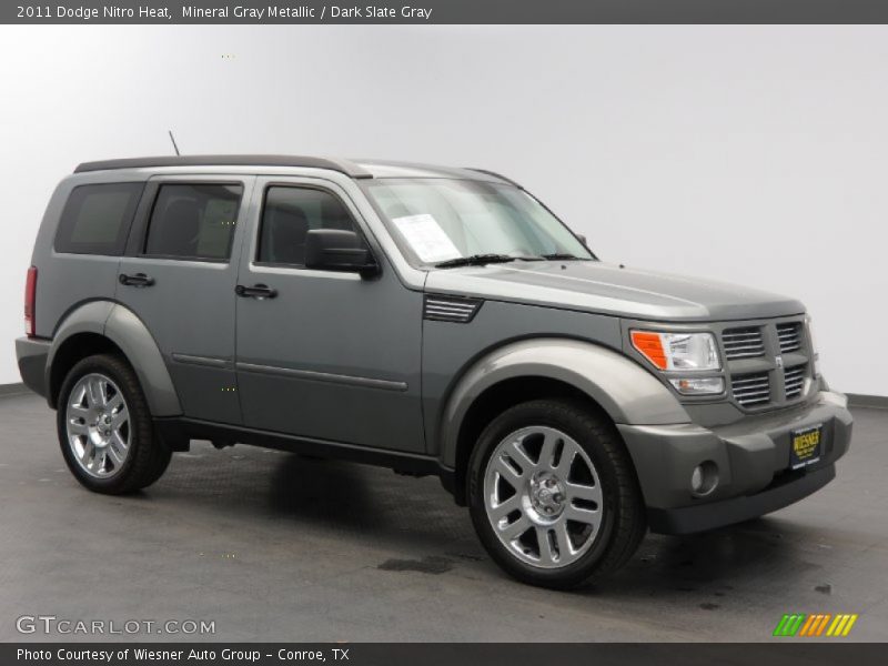 Mineral Gray Metallic / Dark Slate Gray 2011 Dodge Nitro Heat