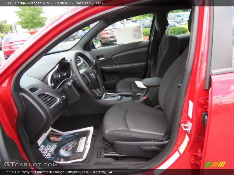 Redline 2-Coat Pearl / Black 2013 Dodge Avenger SE V6
