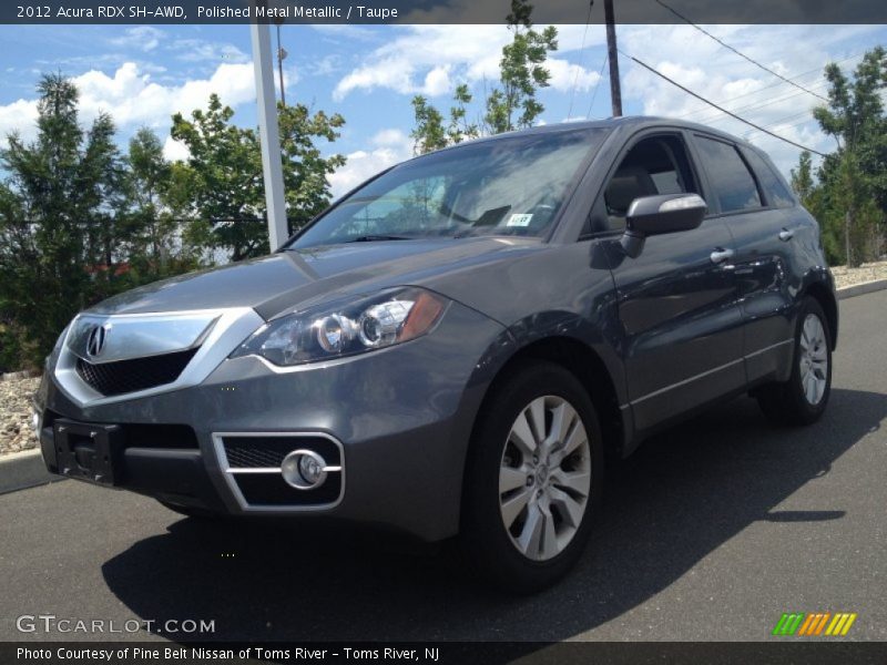 Polished Metal Metallic / Taupe 2012 Acura RDX SH-AWD