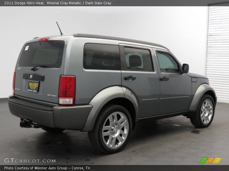 Mineral Gray Metallic / Dark Slate Gray 2011 Dodge Nitro Heat
