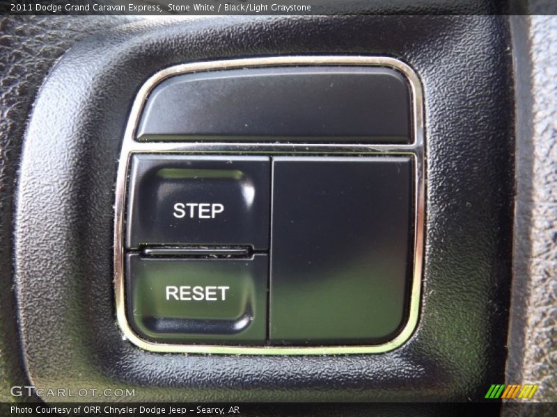 Stone White / Black/Light Graystone 2011 Dodge Grand Caravan Express