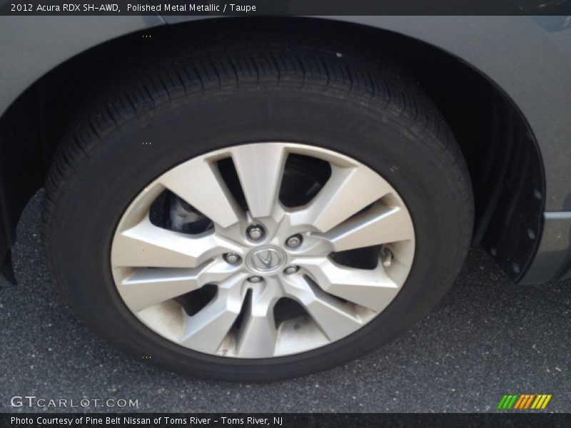 Polished Metal Metallic / Taupe 2012 Acura RDX SH-AWD