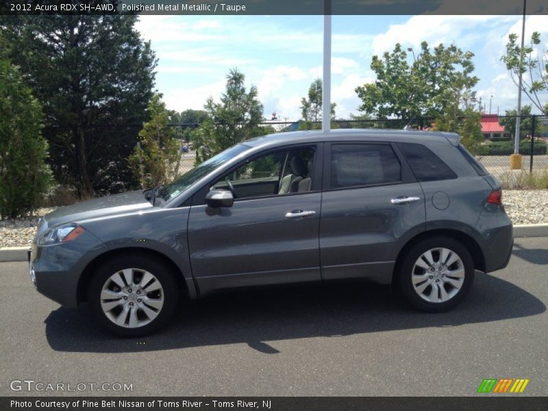 Polished Metal Metallic / Taupe 2012 Acura RDX SH-AWD