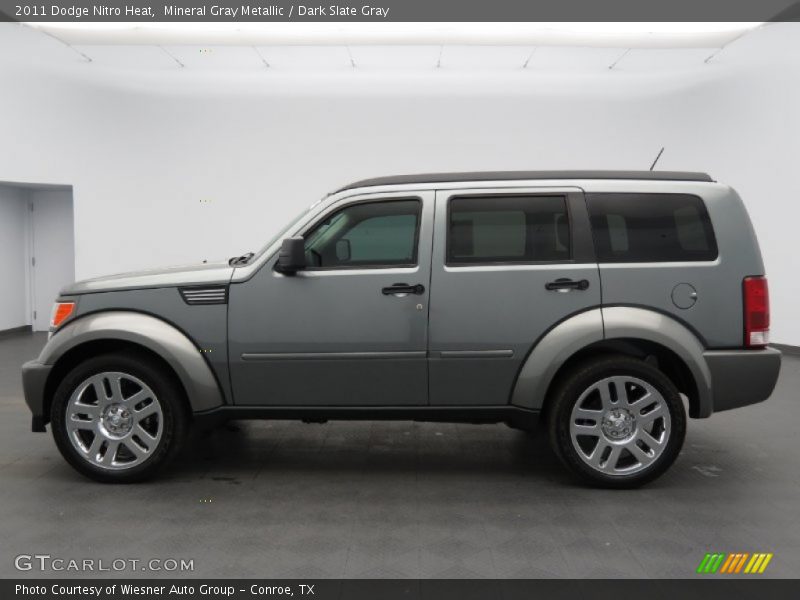 Mineral Gray Metallic / Dark Slate Gray 2011 Dodge Nitro Heat