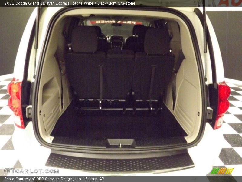 Stone White / Black/Light Graystone 2011 Dodge Grand Caravan Express