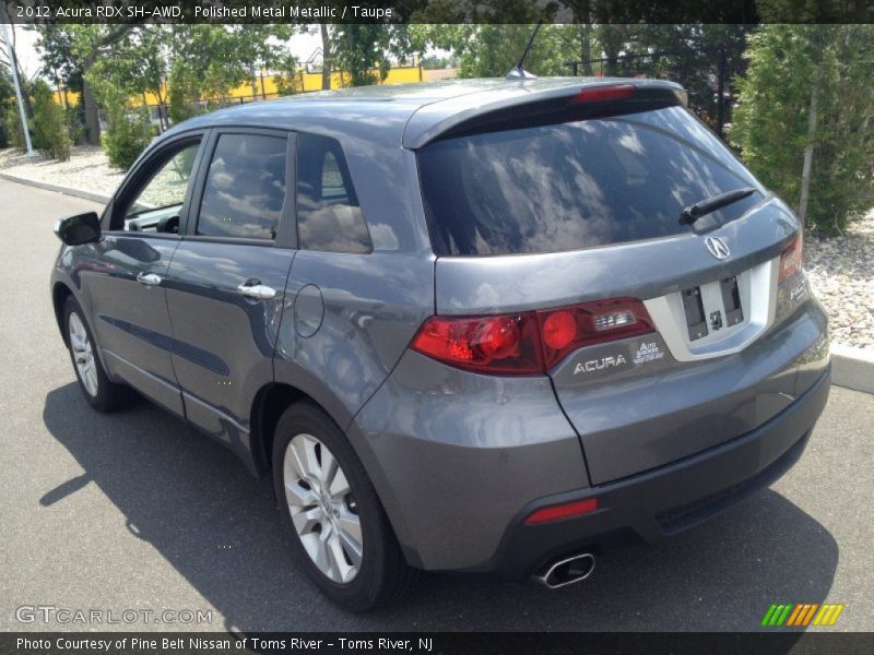 Polished Metal Metallic / Taupe 2012 Acura RDX SH-AWD