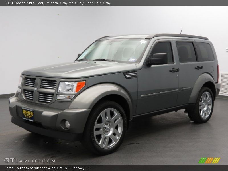 Mineral Gray Metallic / Dark Slate Gray 2011 Dodge Nitro Heat