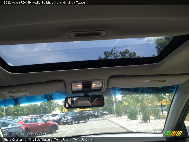 Polished Metal Metallic / Taupe 2012 Acura RDX SH-AWD
