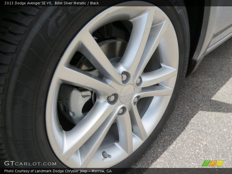 Billet Silver Metallic / Black 2013 Dodge Avenger SE V6